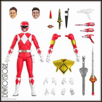 <𝗜𝗡 𝗦𝗧𝗢𝗖𝗞> Super7 Ultimates - MMPR - Red Ranger beschikbaar voor biedingen