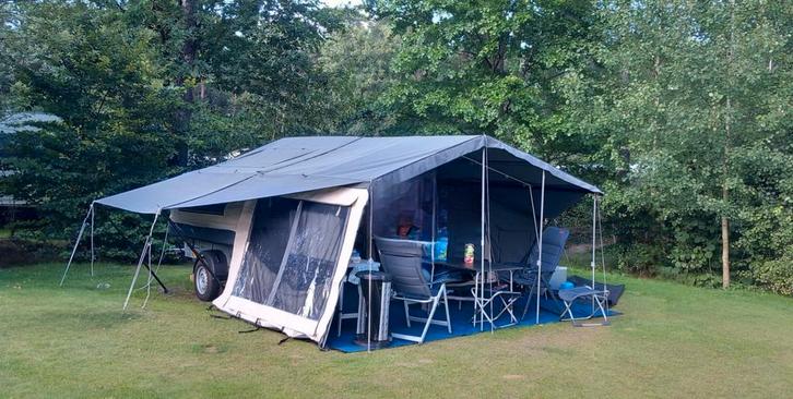 Campooz Lazy Jack, Caravans en Kamperen, Vouwwagens, tot en met 4, Ophalen of Verzenden