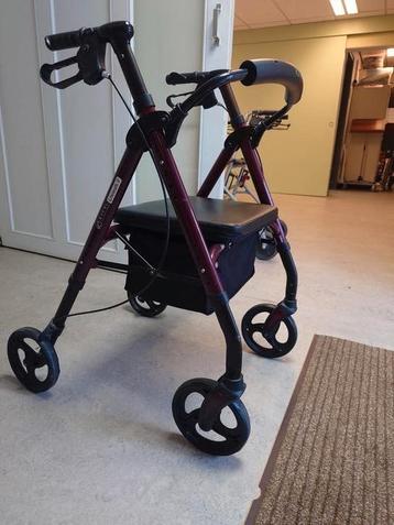 Rollator - Excel Mobility Litewalk 2 | Donker Rood beschikbaar voor biedingen