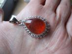 115/ 925 verzilverde baltic amber hangers(meerdere foto's), Overige voorstellingen, Nieuw, Ophalen of Verzenden, Met edelsteen