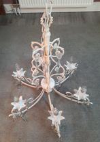 Kroonluchter (brocante), Huis en Inrichting, Lampen | Kroonluchters, Ophalen, Gebruikt, Metaal
