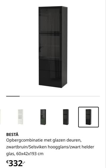 4 Zwarte IKEA kasten voor maar €150!