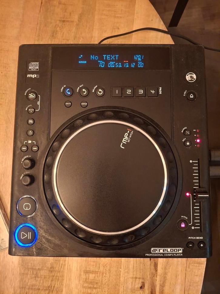 2x Reloop RMP-1 Scratch CD Speler - Zwart, Muziek en Instrumenten, Dj-sets en Draaitafels, Gebruikt, Draaitafel, Reloop, Ophalen of Verzenden