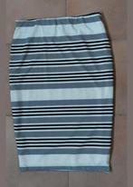 Rok Wit-grijs-zwart Jane Norman - stretch 40/44, Kleding | Dames, Rokken, Wit, Maat 42/44 (L), Jane Norman, Ophalen of Verzenden