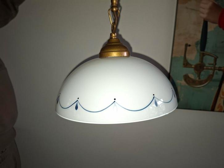 Vintage Hanglamp Jaren 30 Stijl, Huis en Inrichting, Lampen | Hanglampen, Ophalen of Verzenden