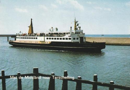 TERSCHELLING West Terschelling Veerboot De Midsland, Verzamelen, Ansichtkaarten | Nederland, Gelopen, Waddeneilanden, 1980 tot heden