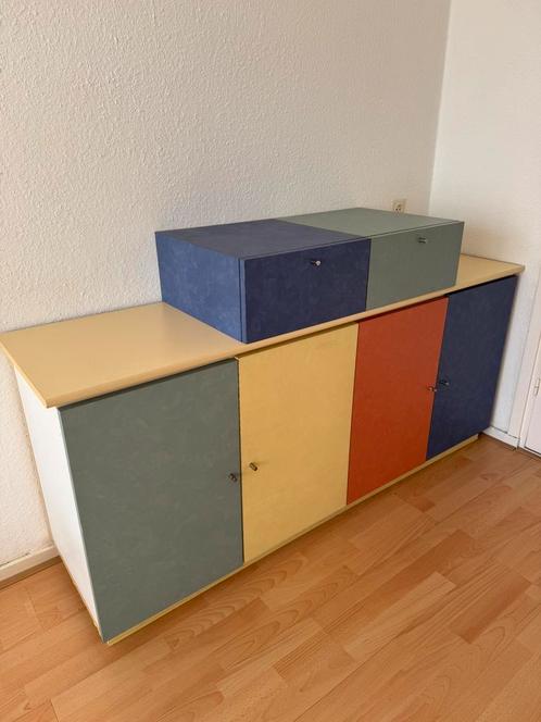 Kleurrijke Opbergkast, Huis en Inrichting, Kasten | Overige, Gebruikt, Ophalen