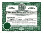 Aandeel Buck Creek Oil Company - 1919 - overdruk, Postzegels en Munten, Aandelen en Waardepapieren, Verzenden, Voor 1920, Certificaat van aandeel