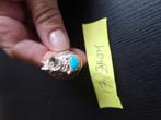 Zilver Ring Wolf, 18 tot 19, Gebruikt, Heer, Ophalen of Verzenden