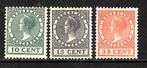 896 nvph 136-138 ongebruikt zie scans., Postzegels en Munten, Ophalen of Verzenden, T/m 1940, Postfris