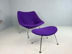 Pierre Paulin Oyster met voetenbank - Kvadrat bekleding, Huis en Inrichting, Ophalen, Zo goed als nieuw, Stof