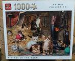 Kittens in the Barn 1000 stukjes, Ophalen of Verzenden, Zo goed als nieuw