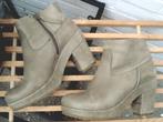 SHABBIES AMSTERDAM 🎀enkel laarsjes hoge hakken mt 37, Shabbies Amsterdam, Verzenden, Beige, Lage of Enkellaarzen