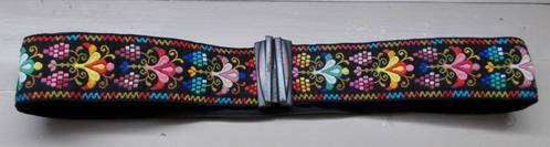 Mooie folklore/ethnic geborduurde riem, Kleding | Dames, Riemen en Ceinturen, Zo goed als nieuw, Tailleriem, 100 cm of meer, 5 cm of meer