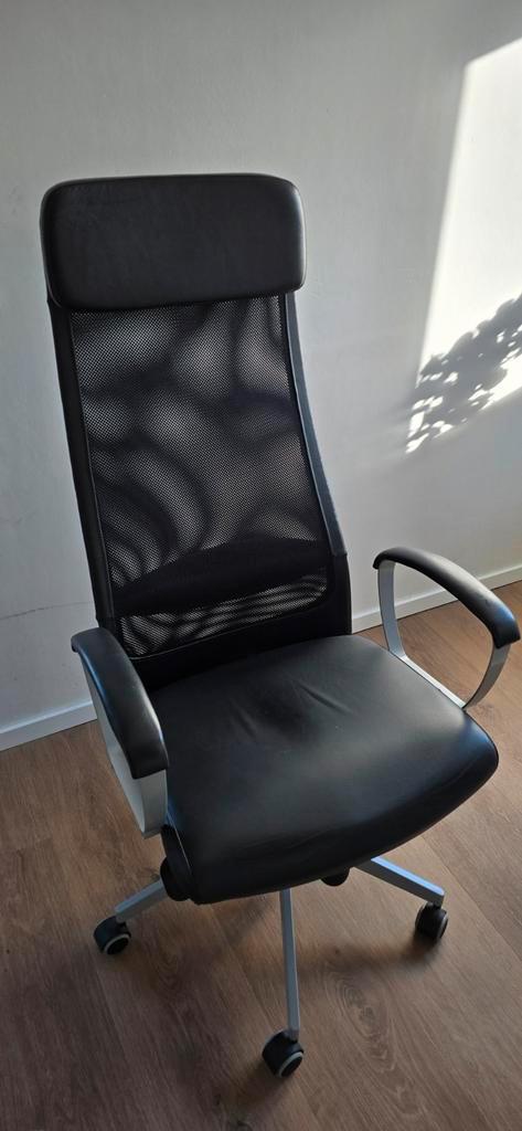 IKEA Bureaustoel - Zwart, Huis en Inrichting, Bureaustoelen, Gebruikt, Bureaustoel, Zwart, Ergonomisch, Ophalen