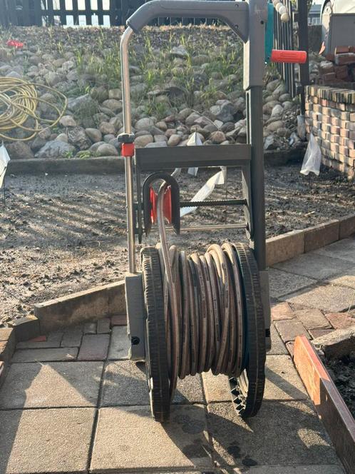 Gardena AguaRoll met ruim 40 mtr slang, Tuin en Terras, Tuinslangen, Gebruikt, Tuinslanghaspel, Ophalen