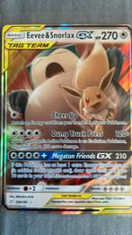 Eevee & snorlax gx, Ophalen of Verzenden, Zo goed als nieuw, Losse kaart