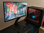 Levix custom build High End PC, AOC monitor 27", bureau, Computers en Software, Desktop Pc's, Ophalen, Zo goed als nieuw, Gaming