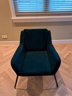 fauteuil velvet groen, Ophalen, Minder dan 75 cm, Stof, 50 tot 75 cm