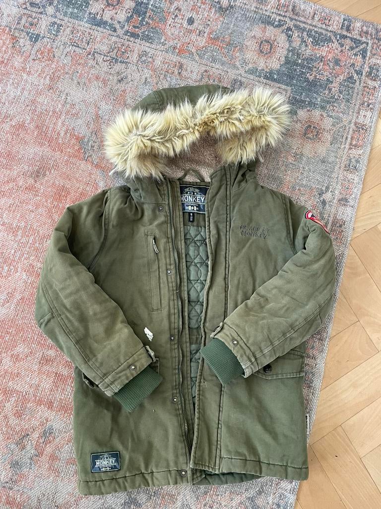 Winterjas 128/134, Ophalen, Gebruikt, Jongen, Jas