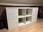 Ikea wit kallax expedit 8 vakken met kastjes en lades, Gebruikt, Ophalen of Verzenden, 25 tot 50 cm, Overige houtsoorten