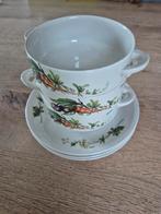 Villeroy & Boch Botanica Soepkommen met Schotels, Ophalen of Verzenden, Zo goed als nieuw, Overige stijlen, Kop(pen) en/of Schotel(s)