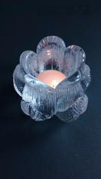 Kosta Boda Rosebud, rozenknop kristalglas waxinelichthouder, Ophalen of Verzenden