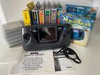 Sega Game Gear + spellen + MagniGear, Spelcomputers en Games, Spelcomputers | Sega, Met games, Game Gear, Verzenden, Zonder controller