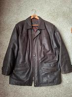 Lederen herenjas, Ophalen of Verzenden, Zo goed als nieuw, Maat 48/50 (M), Bruin