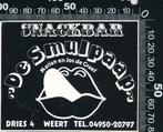 Sticker: Snackbar De Smulpaap - Weert, Verzamelen, Stickers, Ophalen of Verzenden, Zo goed als nieuw, Bedrijf of Vereniging