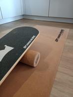 Boarderking, Indoorboard Classic balance board + mat + rol h, Sport en Fitness, Fitnessmaterialen, Balansbord, Zo goed als nieuw