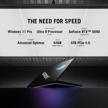 ASUS ROG Strix SCAR 16 RTX5090, 275HX, 64GB, Snelste Laptop! beschikbaar voor biedingen