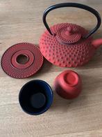 Bredemeijer Xilin theepot set met onderzetter en kopjes, Overige materialen, Overige typen, Ophalen of Verzenden, Zo goed als nieuw