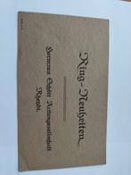 Origineel sigarenbandjes-presentatieboekje "Ring-Neuhzeldzaa, Ophalen of Verzenden, Zo goed als nieuw
