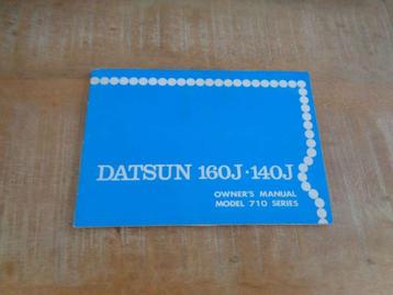 Datsun 160J - 140J - 710 Serie Handleiding - Instructieboek beschikbaar voor biedingen