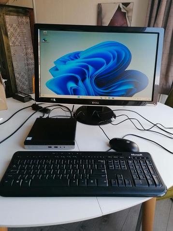 Complete HP Prodesk 400 G3 PC met Monitor en Toebehoren beschikbaar voor biedingen