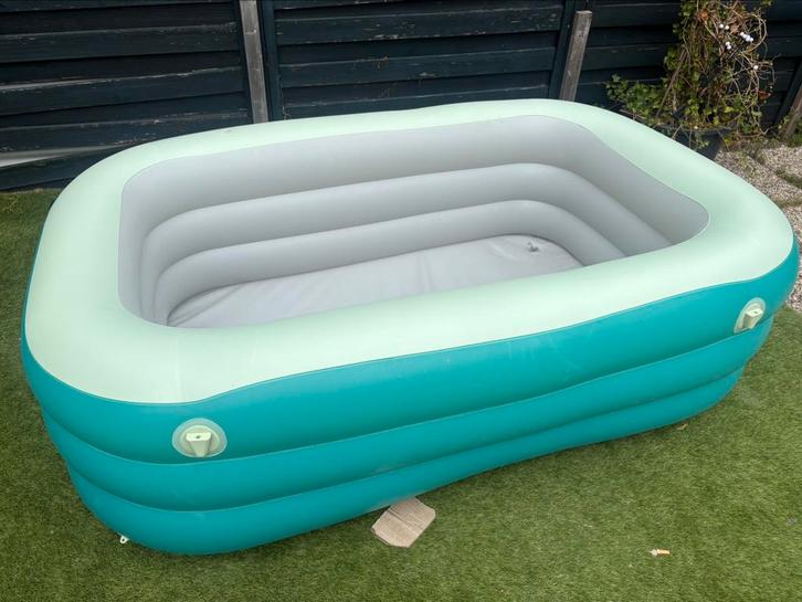 Opblaasbaar zwembad  met glijbaan 2.1M, Tuin en Terras, Zwembaden, Zo goed als nieuw, Opblaaszwembad, Minder dan 80 cm, 200 tot 400 cm