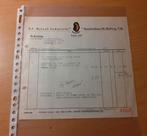 Halfweg Metaal industrie Bondor  factuur 1949 Haarlemmermeer, Verzamelen, Merken en Reclamevoorwerpen, Ophalen of Verzenden, Zo goed als nieuw