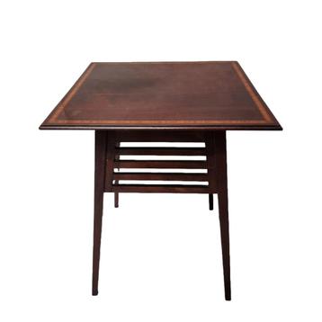 Engels mahonie vierkant bijzettafel, circa 1900 beschikbaar voor biedingen