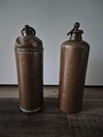 Twee antieke koperen flessen, Antiek en Kunst, Antiek | Koper en Brons, Ophalen, Koper