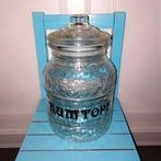 Vintage rumtopf van glas zie omschrijving, Ophalen, Gebruikt
