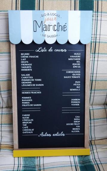 wanddecoratie/ schrijfbord/ boodschappenbord/ krijtbord beschikbaar voor biedingen