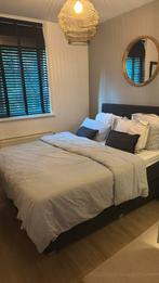 Double bed with storage + mattress topper attached, Huis en Inrichting, Ophalen, Zo goed als nieuw, Tweepersoons