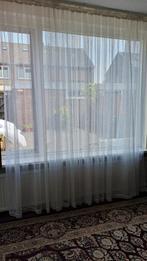Vitrage witte gordijnen, Huis en Inrichting, Stoffering | Gordijnen en Lamellen, Ophalen, 200 cm of meer, Wit, Zo goed als nieuw