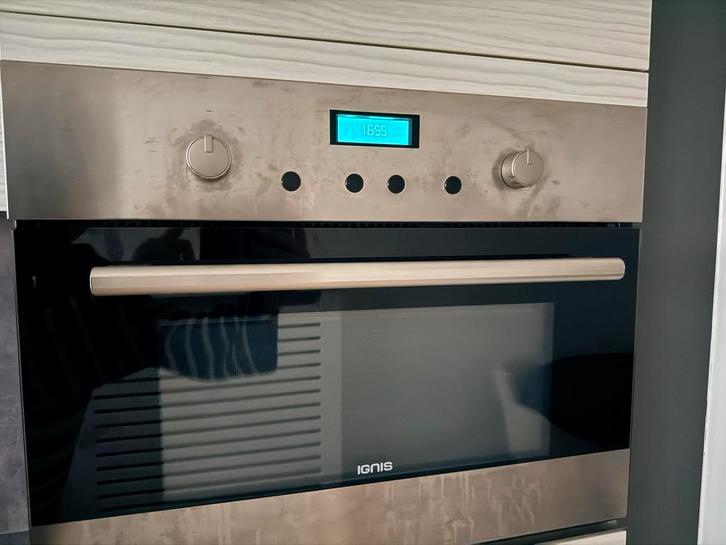 Combi Magnetron Oven, Witgoed en Apparatuur, Ovens, Gebruikt, Inbouw, Oven met grill, 45 tot 60 cm, Hete lucht, Draaiplateau, Ophalen