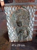 Brocante gietijzeren plaat, Ophalen of Verzenden