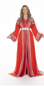 Prachtige Marokkaanse jurk kaftan tajchuta 2 delig maat xl, Ophalen of Verzenden, Zo goed als nieuw, Maat 46/48 (XL) of groter