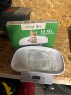 Weegschaal puppy/kitten + slijmzuiger puppy, Dieren en Toebehoren, Ophalen of Verzenden, Zo goed als nieuw