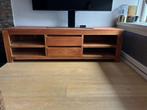 Teak tv meubel, Huis en Inrichting, Kasten | Televisiemeubels, Ophalen, Gebruikt, Teakhout, Minder dan 100 cm