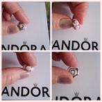 Originele Murano Glasbedel van Pandora, Glas of Kristal, Pandora, Ophalen of Verzenden, Zo goed als nieuw